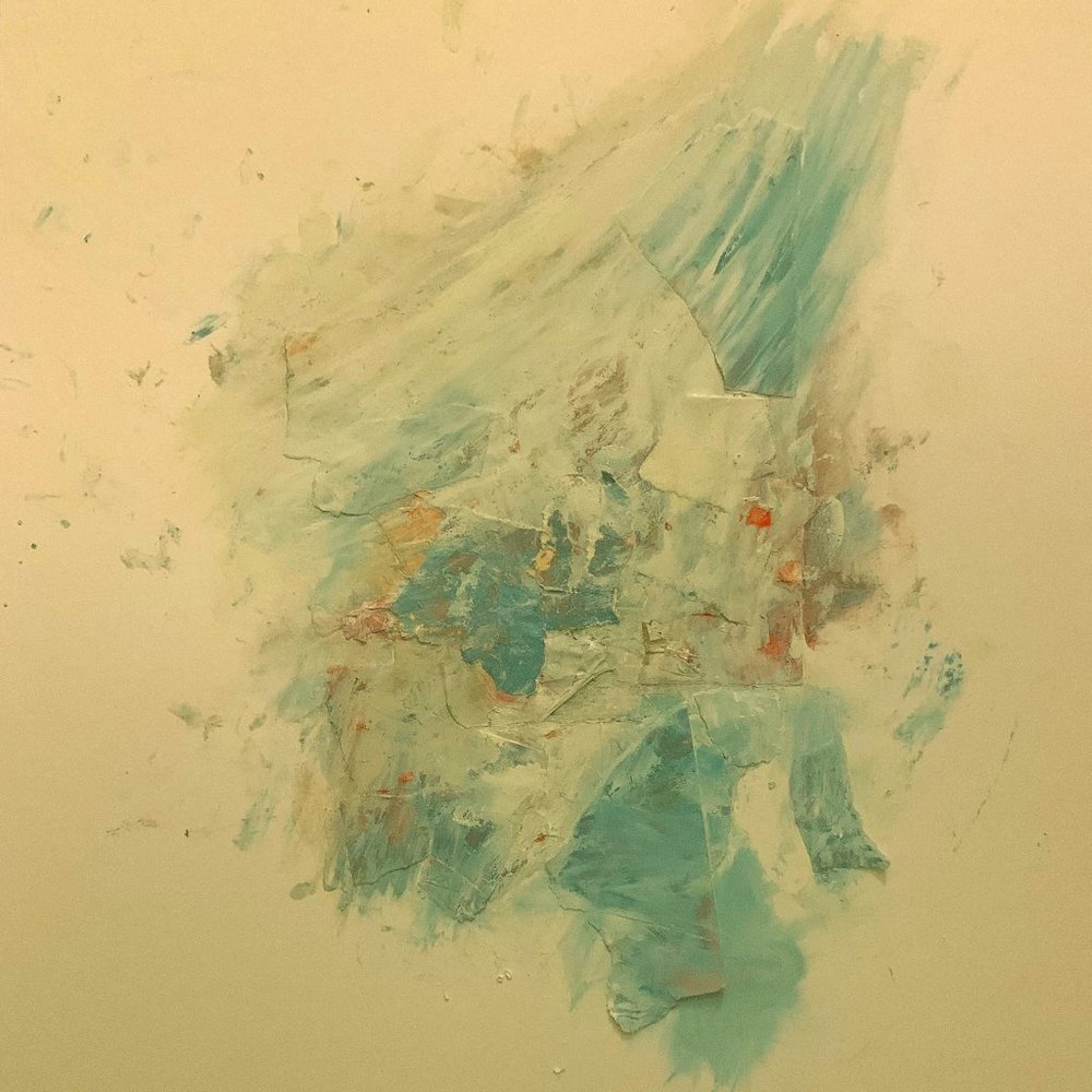 Original Abstract Painting Collage